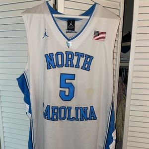 North Carolina Tar Heels Basketball Jersey Air Jordan #5 Marcus Paige